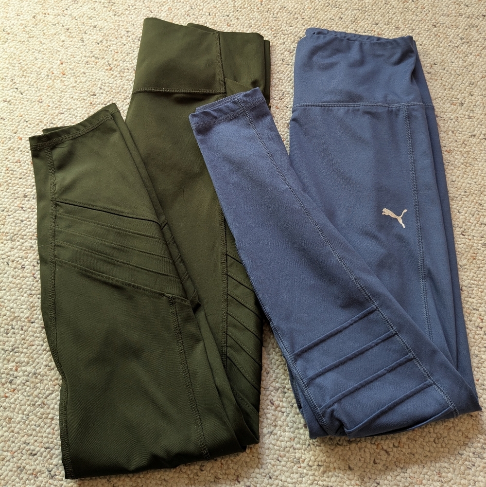 Bundle of Moto Leggings - Puma size medium